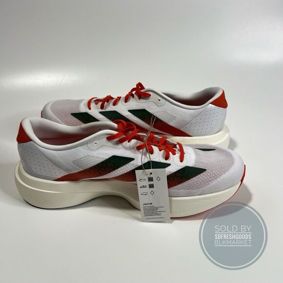 Men\'s Adidas EVO SL Miami Hurricanes Running Shoes JQ2148 Size 12 main image 5